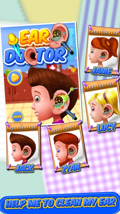 Ear Surgery - Ear treatment doctor and crazy surgery and spa game