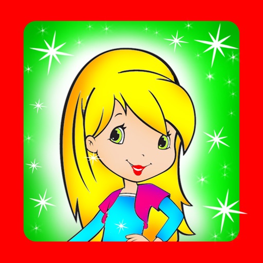 Coloring Book Little Kids Enjoy Inside Paintbox Color Strawberry Edition Icon