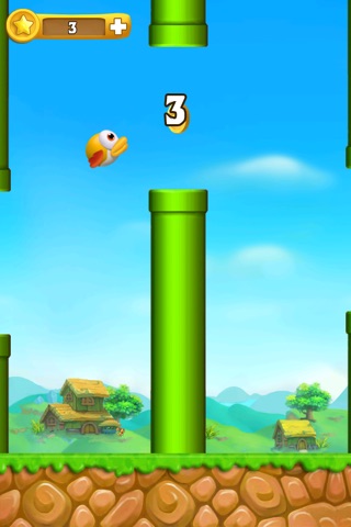 Crazy Flappy Wings - One Touch Branch Jump By Top Fun Free Game screenshot 2