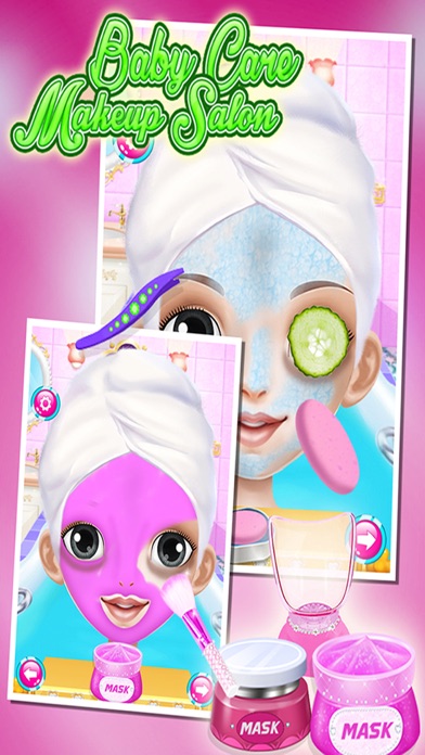 How to cancel & delete Baby Care Makeup Salon - Makeover Free Games for kids & girls from iphone & ipad 2