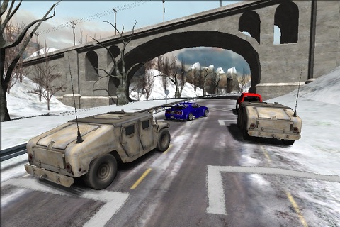 Snow Car Racing PRO screenshot 4