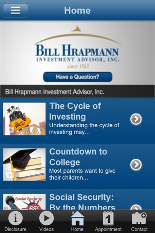 Bill Hrapmann Investment Advisor, Inc. screenshot 2