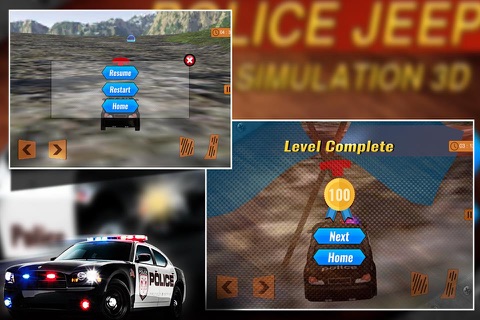 Police Jeep 3D Simulation screenshot 4