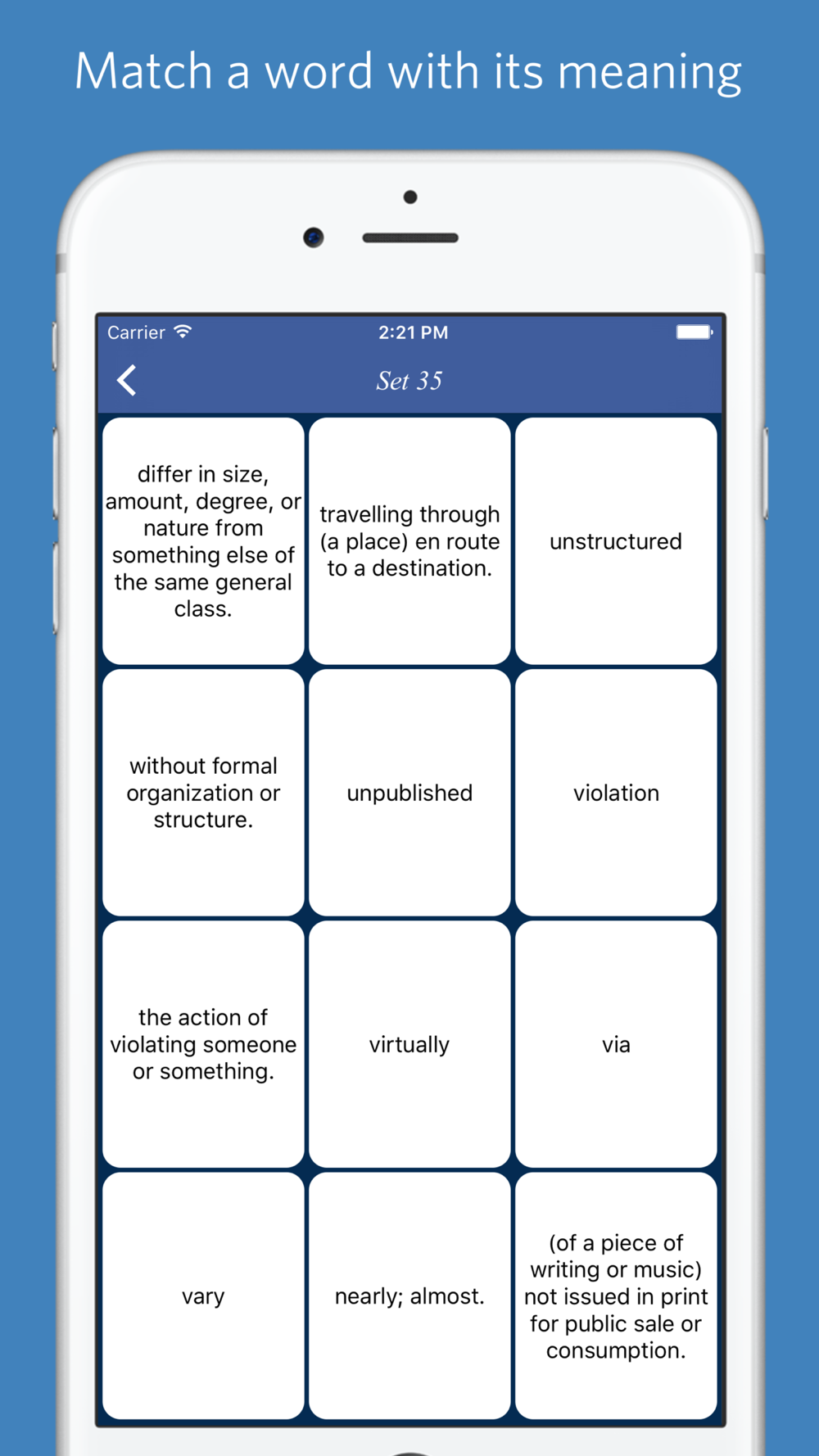 Academic Word List Quiz Flashcard And Game Download App For Iphone Steprimo Com