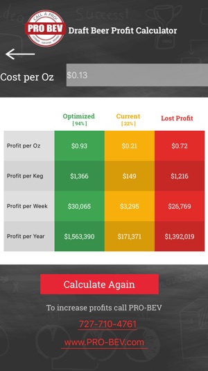 Pro Bev Profit Calculator(圖3)-速報App