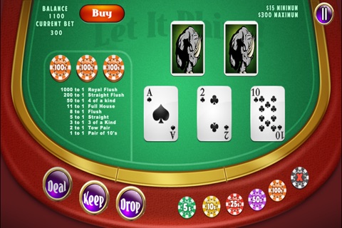 Let It Rhino - Best Twist Poker Five Card Hand Las Vegas Casino Strategy Journey screenshot 2