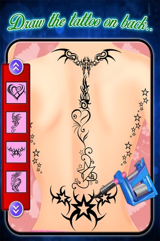 Back Tattoo Art Maker - Girls Tattoo Maker Games screenshot 3