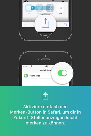 Meine Jobsuche – Merke dir Jobs aus jeder Jobbörse screenshot 3