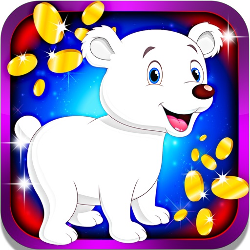 White Snowy Slots: Roll the polar dice, strike it lucky and earn digital frozen coins Icon