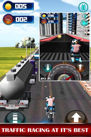 Moto Racing - City Race 2016 screenshot 3