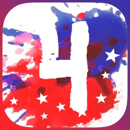 4th Of July Pro - Independence Day Everyday Watercolor Stickers Editor