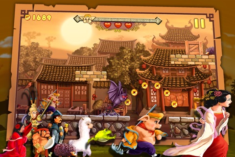 Journey to the West - Kungfu Pig Guy Run screenshot 2