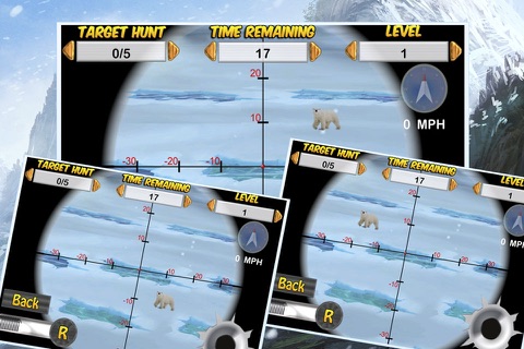 Wild Snow Bear Sniper Pro - 3d Animal Hunting screenshot 2