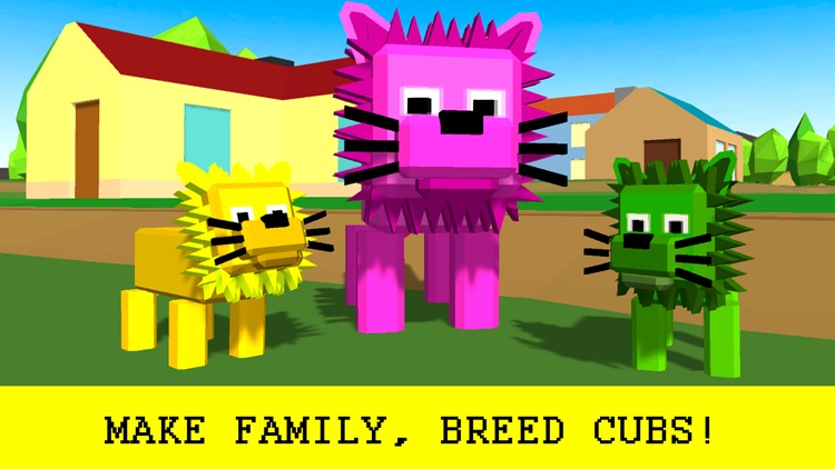 Cube Lion Survival Simulator Free