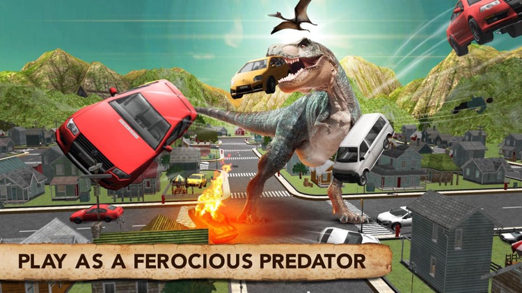 Dinosaur Simulator Trex Destruction Jurassic Forest & City Hungry Dino Carnage screenshot-4
