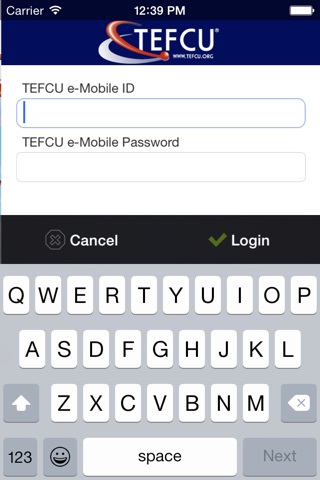 TEFCU e-Mobile screenshot 2