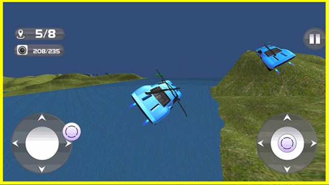 Flying Car Helicopter - Future Driving Stunts - Airplane Fli(圖3)-速報App