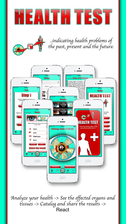 Health Test - The iridology app