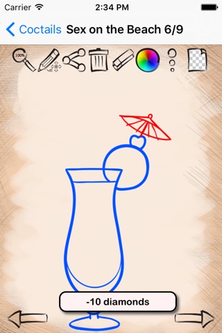 Drawing Fantastic Cocktails screenshot 3