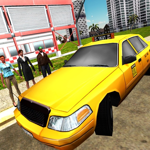 City Taxi Modern Duty Driver 3D - Crazy Cab Car Driving Game Icon