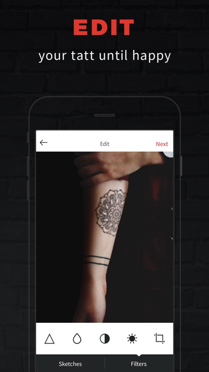 INKHUNTER try tattoo designs in augmented reality