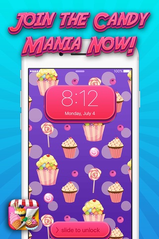 Sweet Candy Wallpapers – Colorful Cotton Candies, Sweets and Lollipops Background Themes screenshot 3