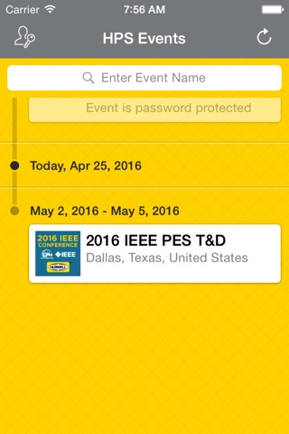 Hubbell Power Systems Events screenshot 2