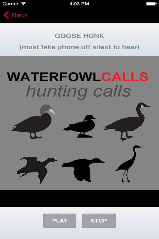 Waterfowl Hunting Calls - The Ultimate Waterfowl Hunting Calls App For Ducks, Geese & Sandhill Cranes - BLUETOOTH COMPATIBLE screenshot 3