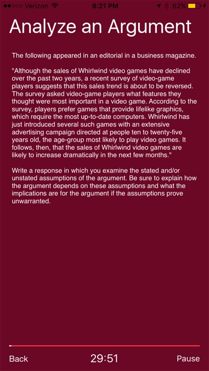 GRE Essay Practice Tool screenshot-3