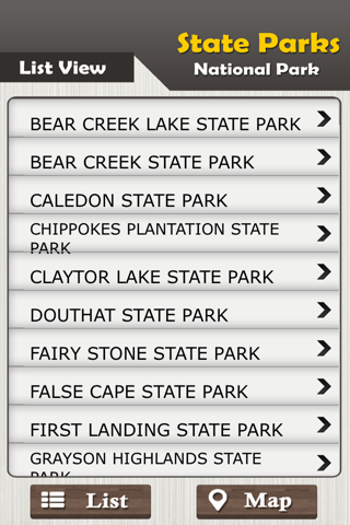 Virginia State Parks & National Parks Guide screenshot 3