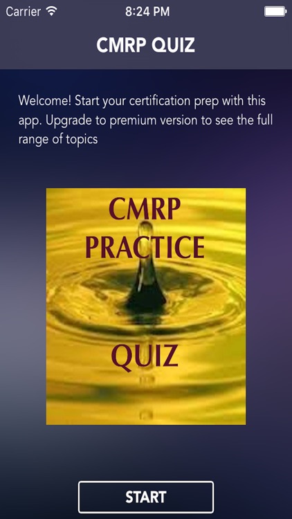 Study Quiz for CMRP