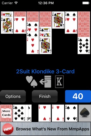 2-Suit Klondike Solitaire screenshot 4