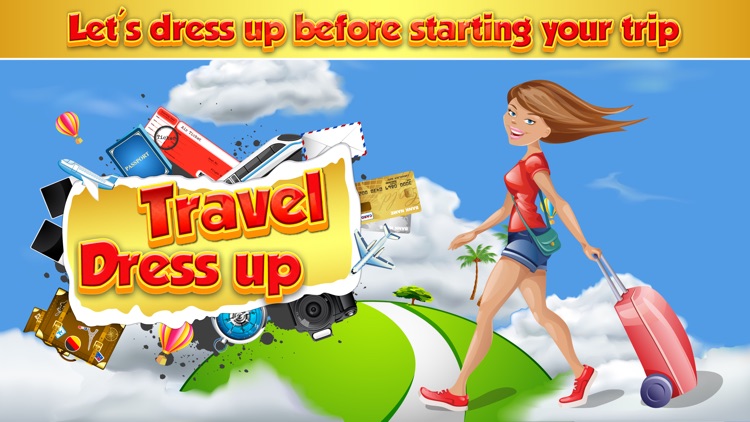 Travel Dress up-Girls Kids hot fabulous free fashion dress up,design & makeup time management game