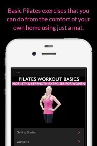 Pilates Workout Basics: Mobility & Strength Exercises For Women screenshot 2