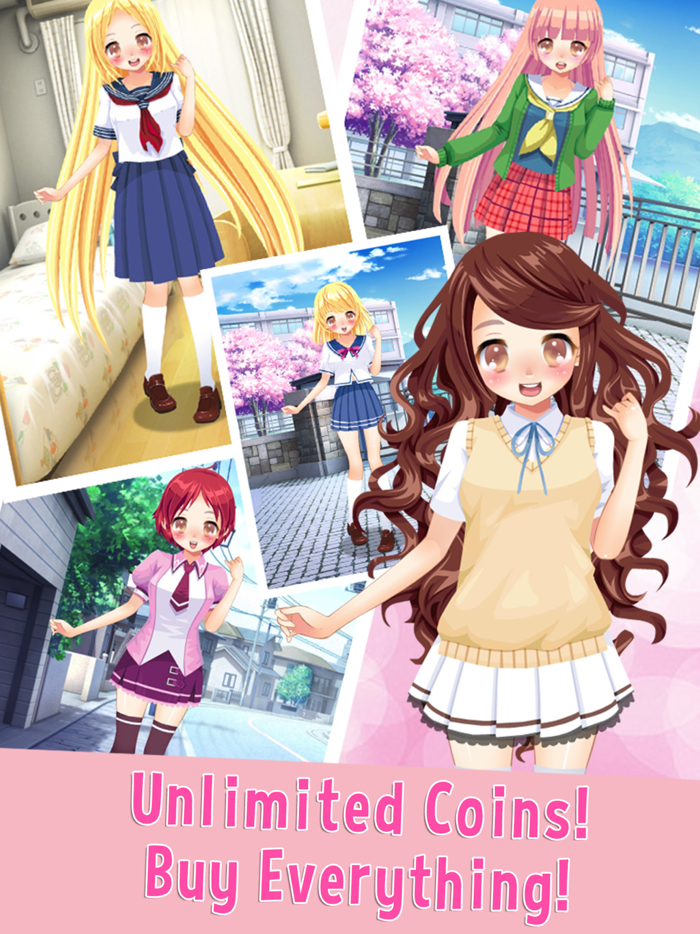 Cartoon Girl - Dress Up and Makeover Game for Kids