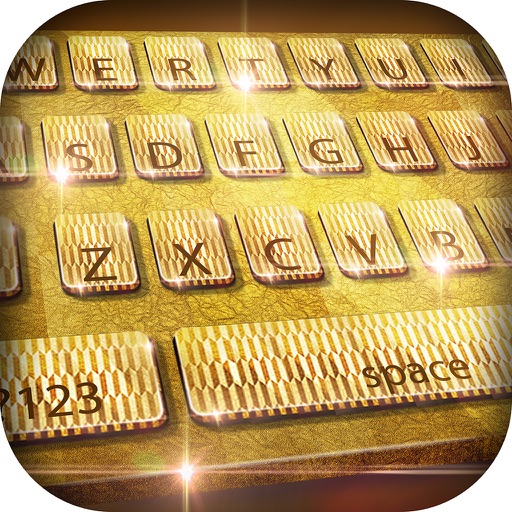 Gold Keyboard Themes & Custom Skins – Luxurious Keyboards With Deluxe Fonts and Emoji.s