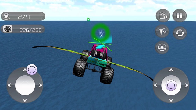 Flying Car Offroad Monster 4x4 Pro(圖5)-速報App