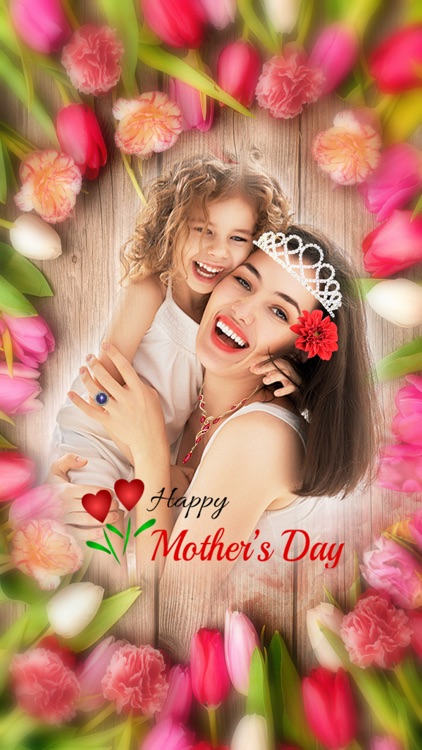 Mother Makeup Booth - Aa Photo Frame & Sticker Edit.or to Change Hair, Eye, Lip Color