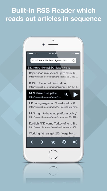 Echo Browser Free - Text to Speech Web Browser and RSS Reader screenshot-4