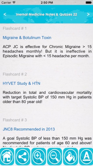 Internal Medicine Exam Review : 2600 Study Cards, Concepts e(圖2)-速報App