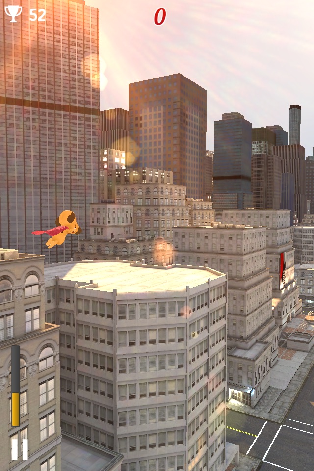 Flappy Super Dog 3D screenshot 2