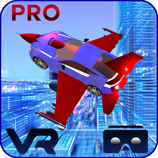 VR Flying Car Flight Simulator Pro - The best game for google cardboard Virtual Reality Icon