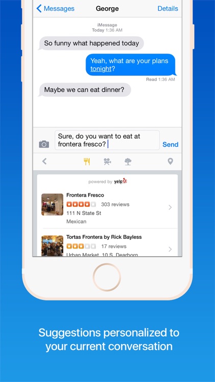 PorterKey Keyboard: Smart Search With Restaurants, Traffic, Shopping, and More