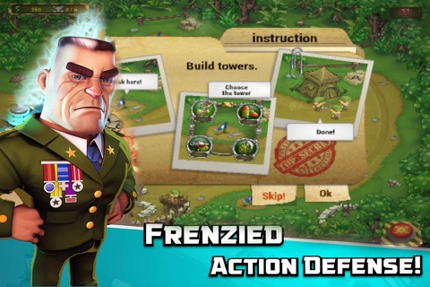 Defense Heroes: Zombi Walk screenshot 2