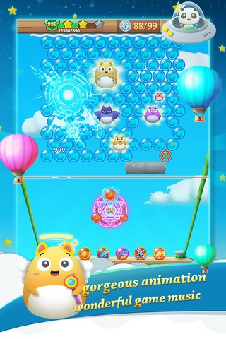 WoW Bubble - Pop Bubble Crush，Puzzle Marble screenshot 2