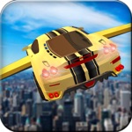 Futuristic Flying Car Drive 3D - Extreme Car Driving Simulator with Muscle Car  Airplane Flight Pilot FREE