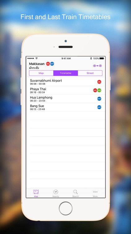 Bangkok Metro Transit Map screenshot-3