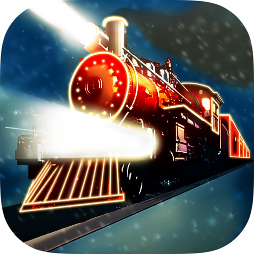 Santa's Christmas Train 3D Icon