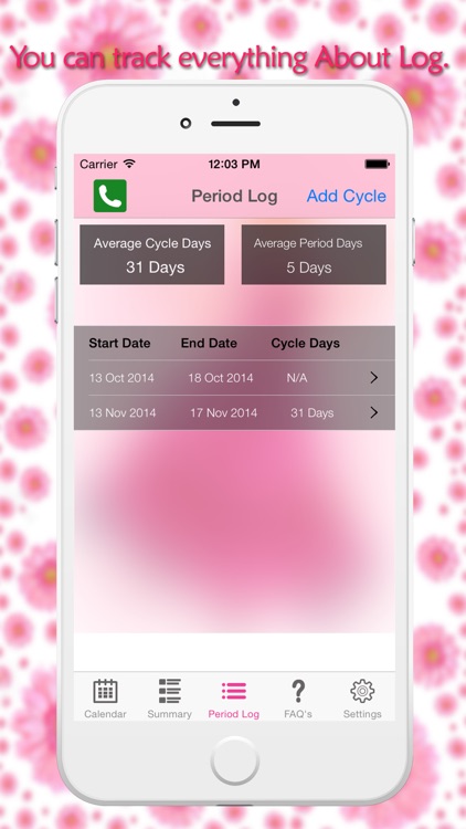Menstrual Period Tracker - Fertility & Ovulation Tracker and Period Calendar screenshot-3