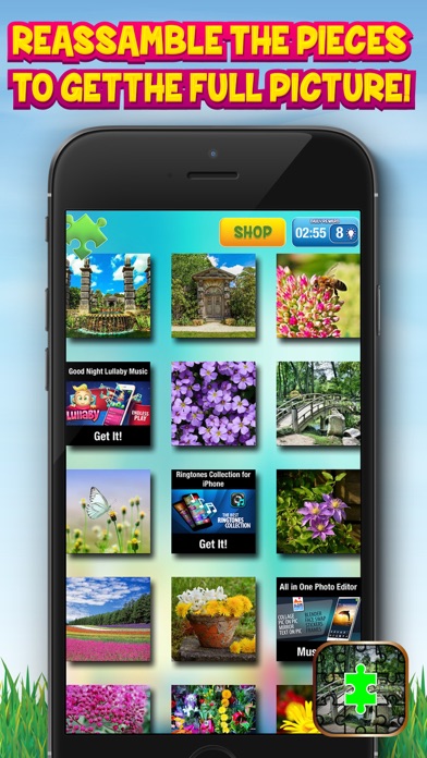 How to cancel & delete Garden Jigsaw Puzzle Game – Unscramble Beautiful Spring and Summer Landscape Pictures from iphone & ipad 3